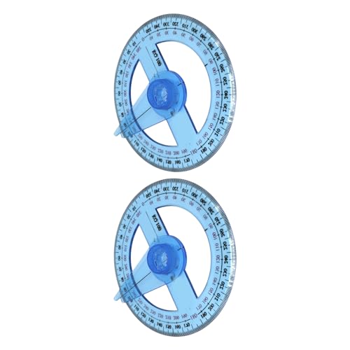 2 PCs 360 Grad Kreise Lautstärkerlineer Lineal Lineal Kunststoffmathemator Messwerkzeuge Zum Zeichnen 2 PCs 360 Grad Kreise Lautstärkerlineer Lineal Lineal Kunststoffmathemator Messwerkzeuge Zum Zeichnen von Avejjbaey