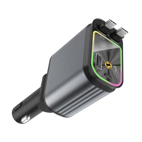4 In 1 Auto Ladungsadapter EIN Einziehbares Telefon Fast Car Lading Mit Typ C Kabelkabel Und USB C Anschlusslicht 4 In 1 Auto Ladungsadapter EIN Einziehbares Telefon Fast Car Lading Mit Typ C Kabelkabel Und USB C Anschlusslicht von Avejjbaey