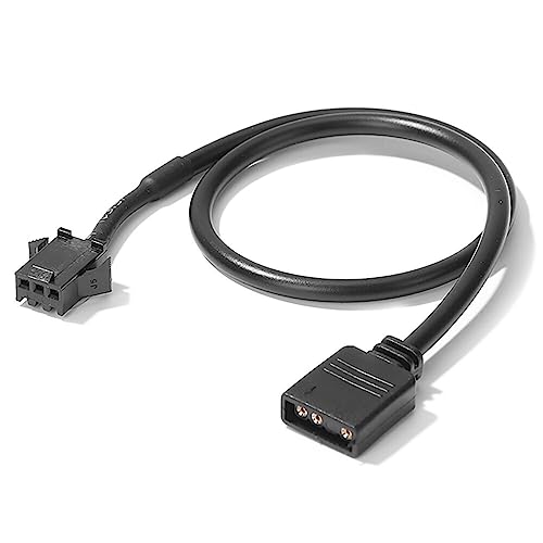 Avejjbaey 30cm Motherboard RGB Adapter Konvertierung Kabel 5V 3Pin/12V 4Pin RGB Led Streifen Licht für PC Computer LED Licht von Avejjbaey