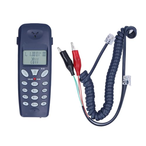 Avejjbaey Kommunikationslösung, benutzerfreundliches Telefon mit Anzeige für eingehende Anrufe und Leitungstester von Avejjbaey