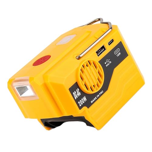 Leichter 200 W Netzteilwandler Freien Campingadapter Für 18 V Akku Mehrfachausgangsadapter Mit USB Typ C & LED Leichter 200 W Netzteilwandler Freien Campingadapter Für 18 V Akku Mehrfachausgangsadapter Mit USB Typ C & LED von Avejjbaey