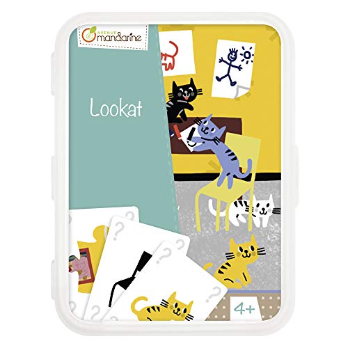 Avenue Mandarine CO104O Kartenspiel Lookat, ideal für Kinder ab 4 Jahren, 50 Karten, 1 Pack von Avenue Mandarine