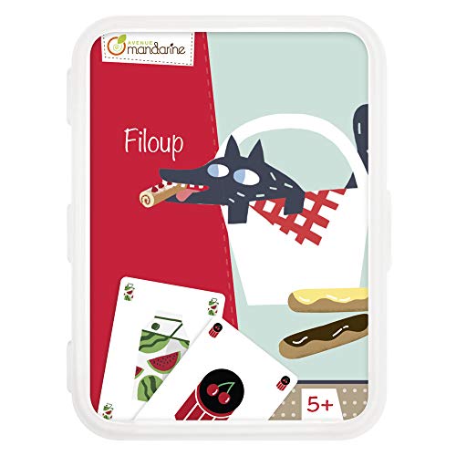 Avenue Mandarine CO106O Kartenspiel Filoup, ideal für Kinder ab 5 Jahren, 48 Karten, 1 Pack von Avenue Mandarine