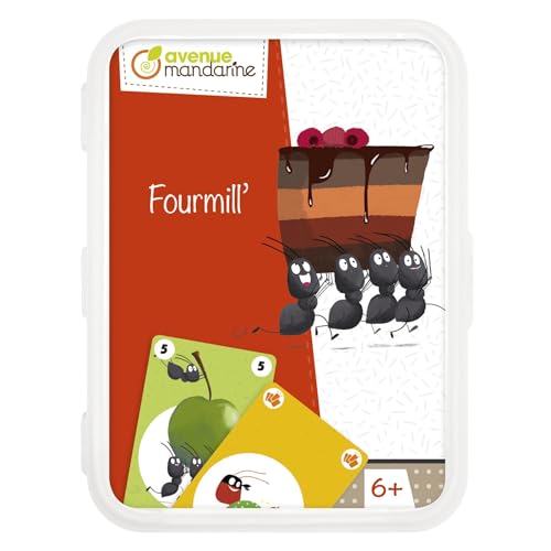 Avenue Mandarine CO182C Kartenspiel, geeignert für Kinder ab 5 Jahren, 1 Pack, Fourmi'll Avenue Mandarine CO182C Kartenspiel, geeignert für Kinder ab 5 Jahren, 1 Pack, Fourmi'll von Avenue Mandarine