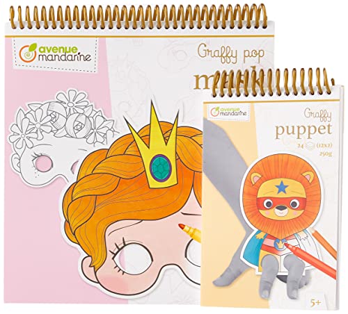 Avenue Mandarine GY023AMZC - Malset Superheld, ideal ab 5 Jahren, 1 Set Avenue Mandarine GY023AMZC - Malset Superheld, ideal ab 5 Jahren, 1 Set von Avenue Mandarine