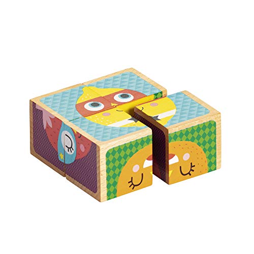 Avenue Mandarine JE507O Packung mit 4 Holzwürfeln, ideal für Kinder ab 2 Jahren, 1 Pack, Obst und Gemüse, Mehrfarbig Avenue Mandarine JE507O Packung mit 4 Holzwürfeln, ideal für Kinder ab 2 Jahren, 1 Pack, Obst und Gemüse, Mehrfarbig von Avenue Mandarine