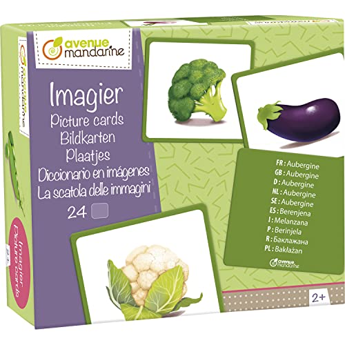 Avenue Mandarine JE510C Packung mit 24 Bildkarten, ideal für Kinder ab 2 Jahren, mehrsprachig, 12 Paaren, 1 Pack, Gemüse Avenue Mandarine JE510C Packung mit 24 Bildkarten, ideal für Kinder ab 2 Jahren, mehrsprachig, 12 Paaren, 1 Pack, Gemüse von Avenue Mandarine