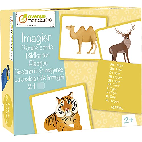 Avenue Mandarine JE528C - Bildkarten, 24 Motive, ideal ab 2 Jahren, Wildtiere, 1 Stück Avenue Mandarine JE528C - Bildkarten, 24 Motive, ideal ab 2 Jahren, Wildtiere, 1 Stück von Avenue Mandarine