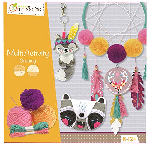 Avenue Mandarine KC045C - Box Multi Aktivity, mit 1xTraumfänger, 1xSchlüsselanhänger und 1xPortemonnaie, ideal für Kinder ab 8 Jahren, 1 Box Avenue Mandarine KC045C - Box Multi Aktivity, mit 1xTraumfänger, 1xSchlüsselanhänger und 1xPortemonnaie, ideal für Kinder ab 8 Jahren, 1 Box von Avenue Mandarine