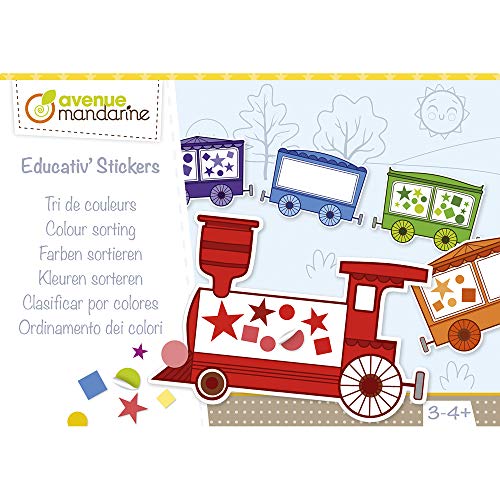 Avenue Mandarine KC102C - Kreativset mit 16 Stickerbogen DIN A5 (9 Designs x 2), Farben sortiert, 1 Set von Avenue Mandarine