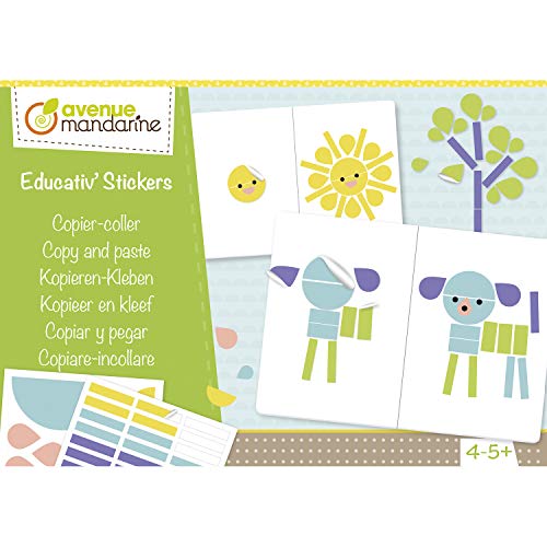 Avenue Mandarine KC103C - Kreativset Stickers, Kopieren-Kleben, Illustrationen mit Stickers zum Dekorieren, ideal ab 4 Jahren, 1 Set Avenue Mandarine KC103C - Kreativset Stickers, Kopieren-Kleben, Illustrationen mit Stickers zum Dekorieren, ideal ab 4 Jahren, 1 Set von Avenue Mandarine
