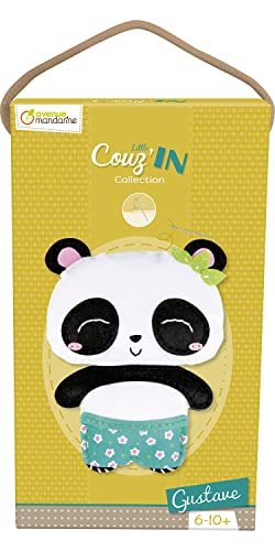 Avenue Mandarine KC110C - Kreativset Little Couz'In, ideal ab 6 Jahren, Panda, 1 Set von Avenue Mandarine