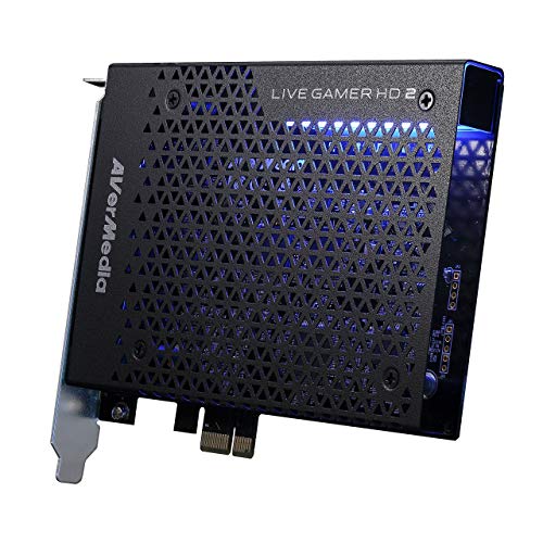 AVerMedia Live Gamer HD 2 GC570, Full HD 1080p60, PCIe-Capture Karte, Plug and Play, für Desktop PC, Live-Streaming zu YouTube und Twitch, für Xbox One X/S, PS4, PS5, Blau von AverMedia