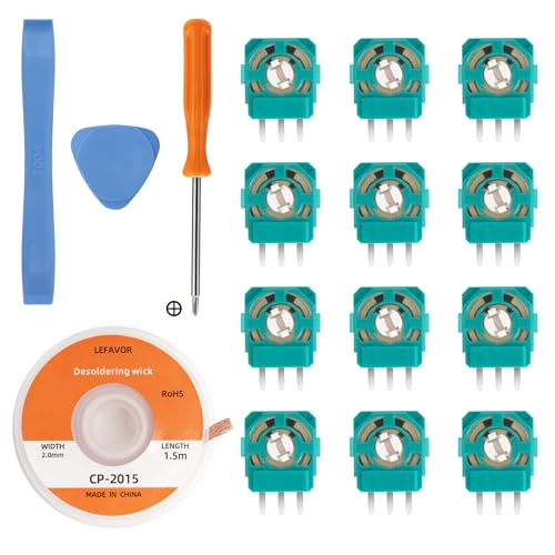 Avericht 8 Stück 2.3k Ersatz Trimmer Potentiometer für PS5 Controller ALPS Stick, 3D Analog Joystick Reparatur Ersatzteil für Playstation 5 Dualsene controller Avericht 8 Stück 2.3k Ersatz Trimmer Potentiometer für PS5 Controller ALPS Stick, 3D Analog Joystick Reparatur Ersatzteil für Playstation 5 Dualsene controller von Avericht