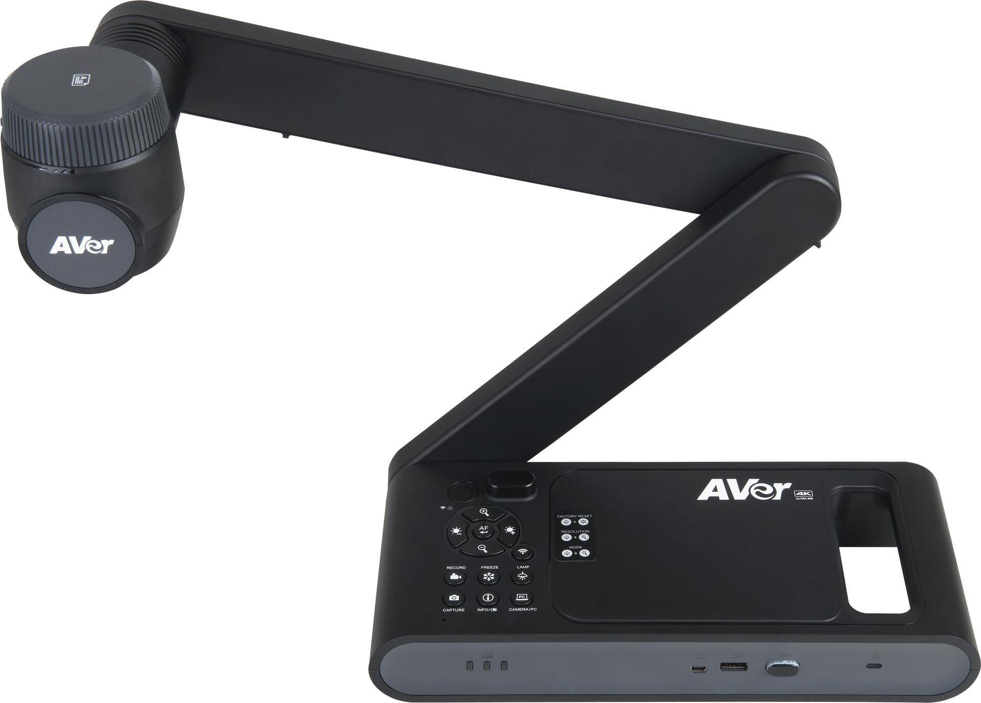 AVer M70W Dokumentenkamera Schwarz 25,4 / 3,2 mm (1 / 3.2) CMOS USB/Wi-Fi (M70W) von Avermedia