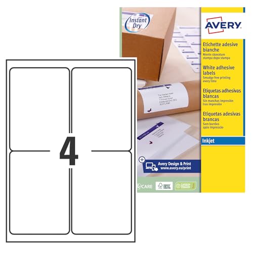 Avery Adressetiketten für Tintenstrahldrucker Avery Adressetiketten für Tintenstrahldrucker von Avery Dennsion Zweckform
