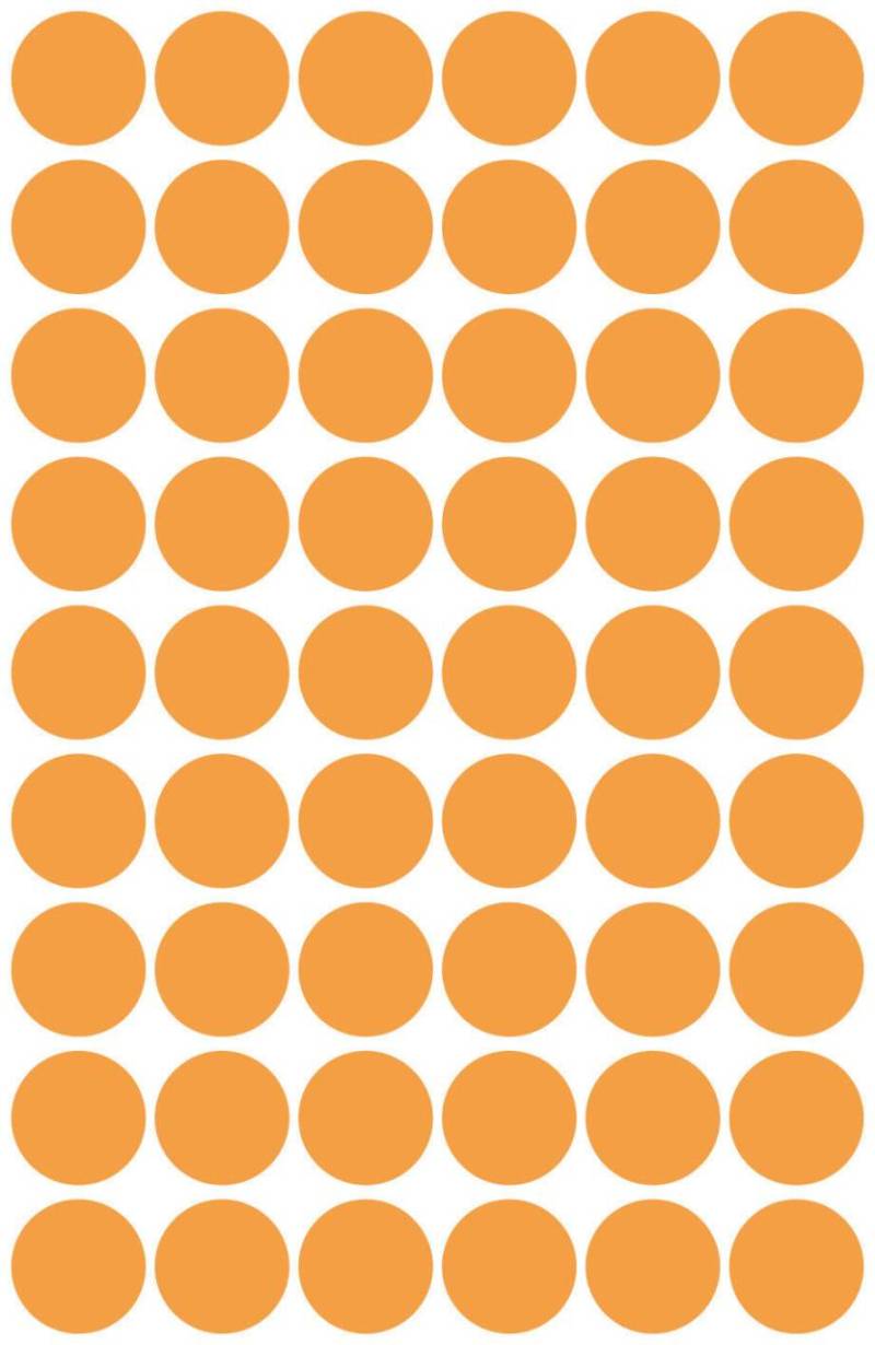 AVERY Zweckform Klebepunkte Ø 12,0 mm leuchtorange von Avery Zweckform