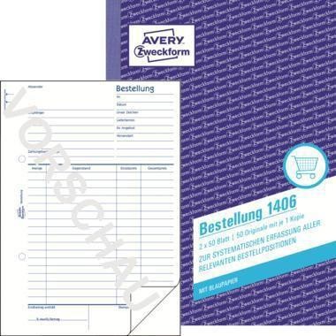 Avery Zweckform Bestellformular 1406 DIN A5 2x50Blatt 114023900 Avery Zweckform Bestellformular 1406 DIN A5 2x50Blatt 114023900 von Avery Zweckform