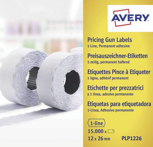 Avery-Zweckform Preis-Etiketten PLP1226 Permanent haftend Etiketten-Breite: 26mm Etiketten-Höhe: 12 von Avery-Zweckform