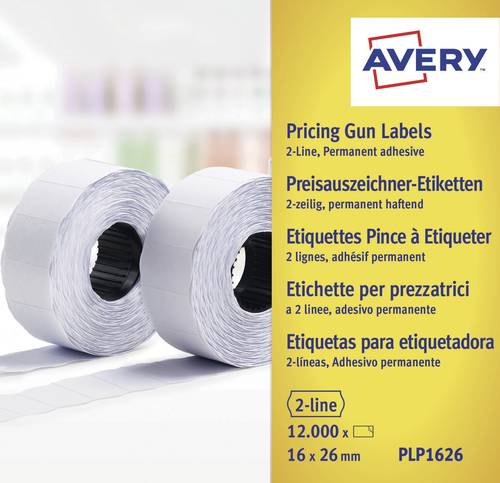 Avery-Zweckform Preis-Etiketten PLP1626 Permanent haftend Etiketten-Breite: 26mm Etiketten-Höhe: 16 von Avery-Zweckform