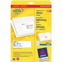 Avery - Adressetiketten - weiß - 99,1 x 38,1 mm - 350 Etikett(en) (25 Bogen x 14) (J8163-25) von Avery