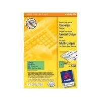 Avery - Aktenetiketten (File Folder Labels) - grün - 70 x 37 mm - 2400 Etikett(en) (100 Bogen x 24) (3450) von Avery