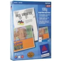 Avery Bright White Inkjet Papier - Weiß - A4 (210 x 297 mm) - 100 g/m² - 500 Blatt Normalpapier von Avery