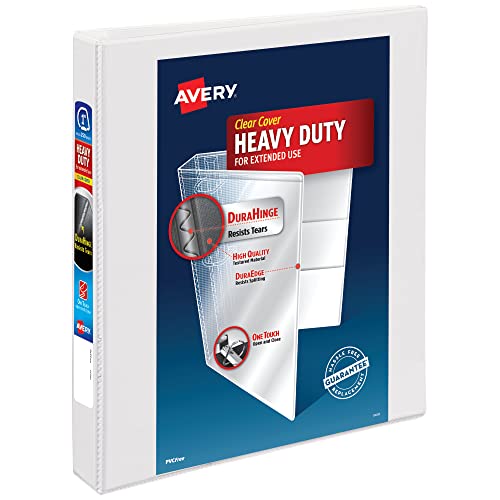 Avery Durable Klemmmappe ezd 1 Inch bianco von Avery