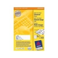 Avery - Etiketten - weiß - A4 (210 x 297 mm) - 100 Stck. 16) (3423) von Avery
