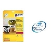 Avery Heavy Duty Laser Labels - Selbstklebende Polyesterfolie - weiß - 99,1 x 67,7 mm - 160 Etikett(en) (20 Bogen x 8) - (L4715-20) von Avery
