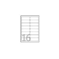 Avery - Klar - 99.1 x 33.9 mm 400 Etikett(en) (25 Bogen x 16) Adressetiketten von Avery