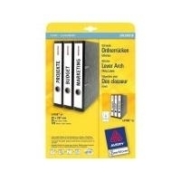 Avery L4758 - Aktenetiketten - weiß - 38 x 297 mm - 125 Stck. (25 Bogen x 5) - (L4758-25) von Avery