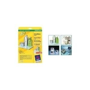Avery L7782 - Permanentklebeetiketten - klar - 38,1 x 63,5 mm - 525 Etikett(en) (25 Bogen x 21) (L7782-25) von Avery