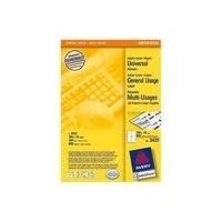 Avery - Mehrzwecketiketten - weiß - 105 x 74 mm - 800 Etikett(en) (100 Bogen x 8) - (3427) von Avery