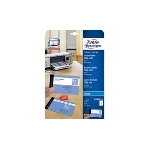 Avery Quick&Clean - Hochglanzpapier - weiß - 220 g/m2 - 25 Stck. 200) (C32028-25) von Avery