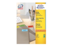 Avery Universal Labels, Green 70x37mm, 70 x 37, 2400 Stück(e), 100 Blätter von Avery