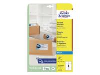 Etiketter Avery J8165-25 QuickDRY™ hvid til inkjet 99,1x67,7 mm - (8 stk. x 25 ark) von Avery