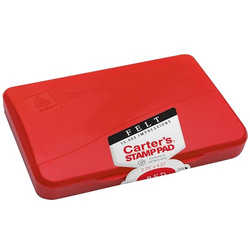 Felt Stamp Pad, 4 1/4 x 2 3/4, Red von Carter's