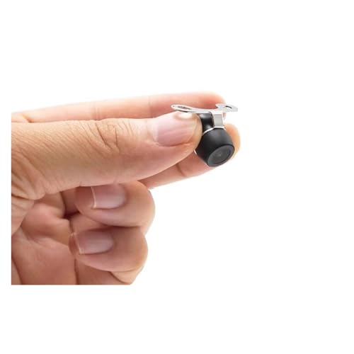 Rückfahrkamera 12mm Für Mini Rückansicht Hängende Halterung Mit Guide Linie Umschaltbar Nachtsicht Kamera 720P Wasserdicht Auto Rückfahrkamera(CAM113E) von Avfpra