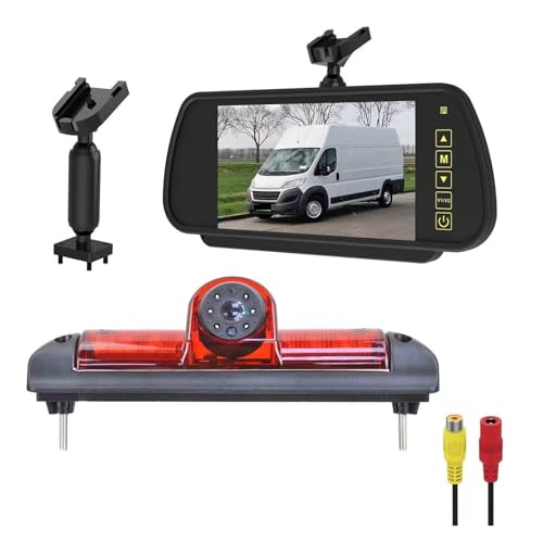 Rückfahrkamera Für Citroen Für Jumper Mit 7 Zoll Rückansicht Auto Bremse Licht Rückansicht Kamera Nachtsicht Reverse Auto Rückfahrkamera(7 inch Rear View) von Avfpra