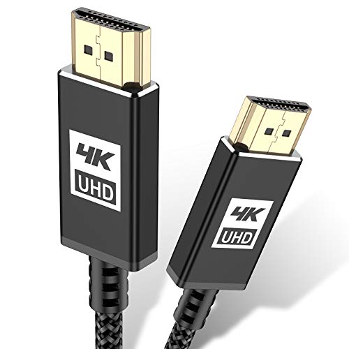 4K HDMI Kabel,AviBrex HDMI Kabel 4K @ 60Hz 18Gbps Highspeed HDMI 2,0 Kabel Nylon Geflecht, vergoldete Anschlüsse mit Ethernet/Audio Rückkanal, Kompatibel mit Video 4K UHD 2160p, HD von AviBrex