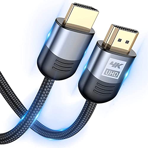 AviBrex HDMI Kabel 1.5M,4K HDMI Kabel @ 60Hz 18Gbps Highspeed 2,0 HDMI Kabel Nylon Geflecht, vergoldete Anschlüsse mit Ethernet/Audio Rückkanal, Kompatibel mit Video 4K UHD 2160p von AviBrex