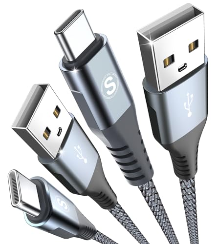 USB C Kabel 3.1A [2Stück 1m] Schnellladung,AviBrex Ladekabel i Phone15 16 Pro Max Plus,Type C Kabel für Samsung Galaxy S25 S24 S23 S22 S21 S20 S10 S9,Note10/9,M31 M30s M20,A20e A71 A52 A51 A50 A40,Mi9 von AviBrex