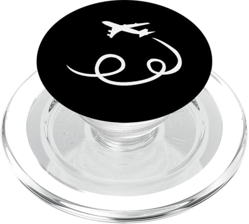 Flugzeug fliegen PopSockets PopGrip: Ausziehbarer Sockel und Griff für Handys/Tablets mit Tauschbarem Top PopSockets PopGrip für MagSafe Flugzeug fliegen PopSockets PopGrip: Ausziehbarer Sockel und Griff für Handys/Tablets mit Tauschbarem Top PopSockets PopGrip für MagSafe von Aviation Merch