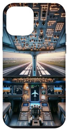 Hülle für iPhone 12 mini Flugzeug Cockpit Fluginstrumente Flugpilot Landebahn von Aviation Merch