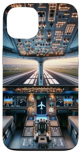 Hülle für iPhone 13 Flugzeug Cockpit Fluginstrumente Flugpilot Landebahn von Aviation Merch