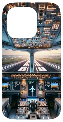 Hülle für iPhone 15 Pro Flugzeug Cockpit Fluginstrumente Flugpilot Landebahn Hülle für iPhone 15 Pro Flugzeug Cockpit Fluginstrumente Flugpilot Landebahn von Aviation Merch