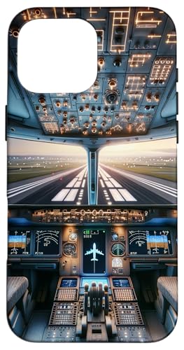 Hülle für iPhone 16 Pro Max Flugzeug Cockpit Fluginstrumente Flugpilot Landebahn Hülle für iPhone 16 Pro Max Flugzeug Cockpit Fluginstrumente Flugpilot Landebahn von Aviation Merch
