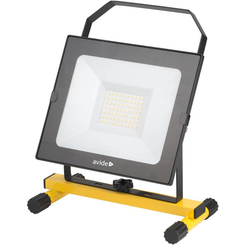 Avide LED Flood Light Slim SMD 50W 1.5M NW 4000K with Stand von Avide