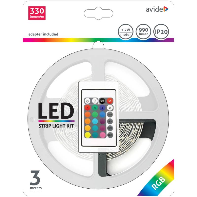 Avide LED Strip 12V 7.2W RGB 3m von Avide